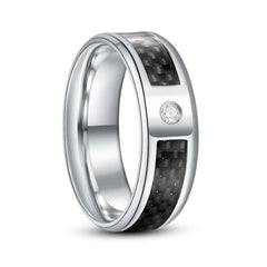 Titanium Steel Carbon Fiber Ring