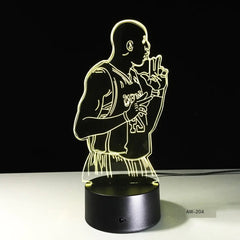 Colorful Touch Control LED Visual 3D Table Lamp