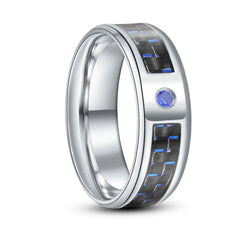 Titanium Steel Carbon Fiber Ring