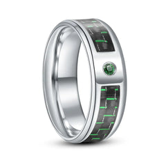 Titanium Steel Carbon Fiber Ring