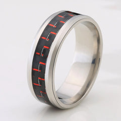 Titanium Steel Carbon Fiber Ring