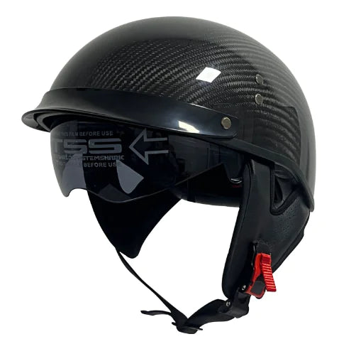 Classic Carbon Fiber Half Helmet