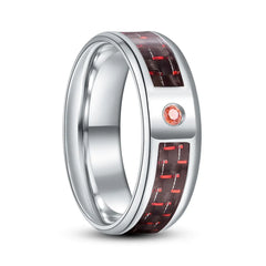 Titanium Steel Carbon Fiber Ring
